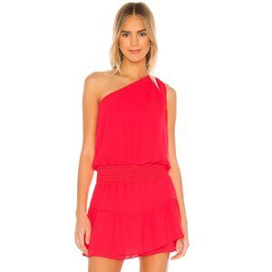 REVOLVE Krisa One Shoulder Ruffle Dress